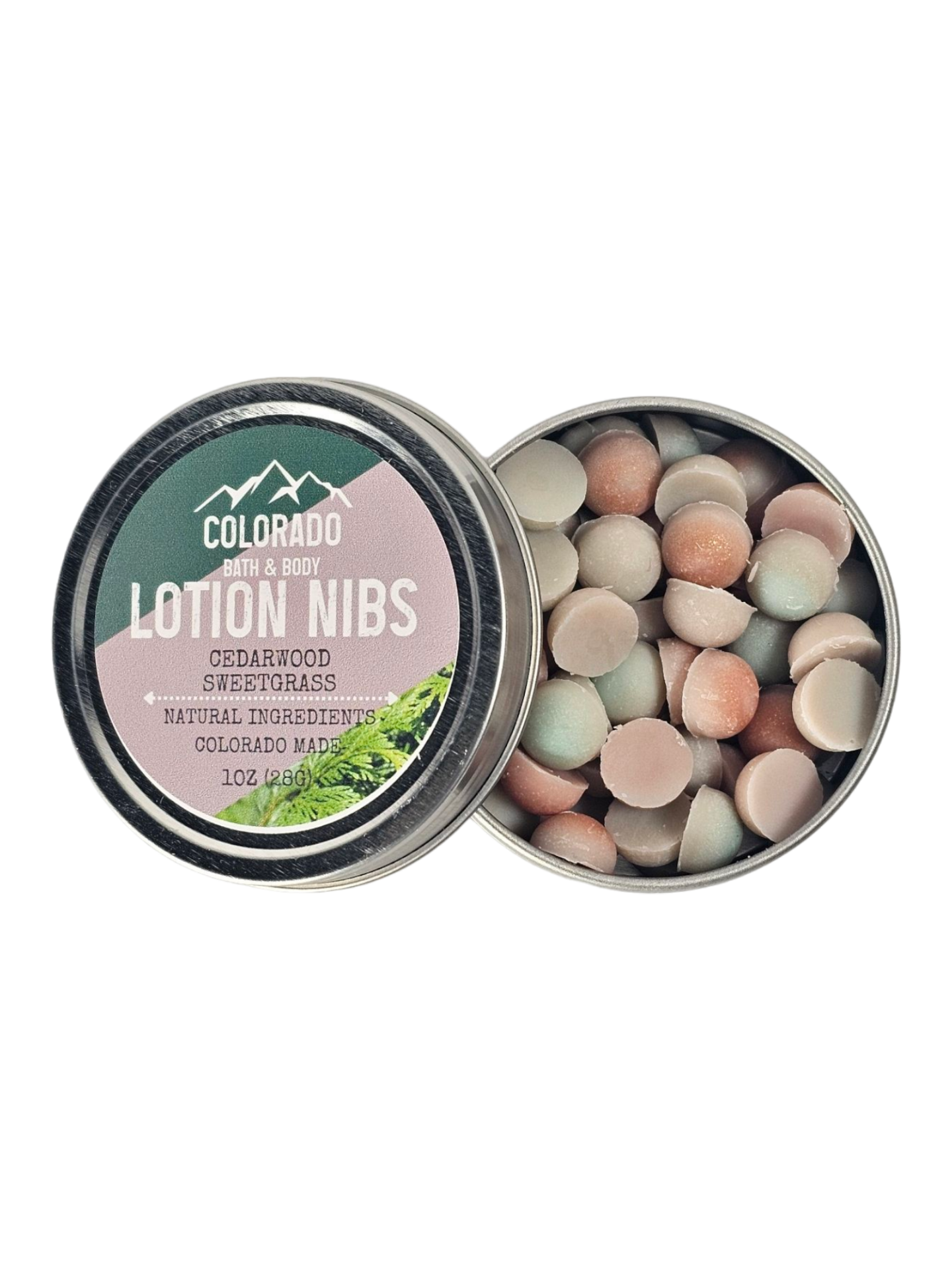 Cedarwood Sweet Grass Lotion Nibs