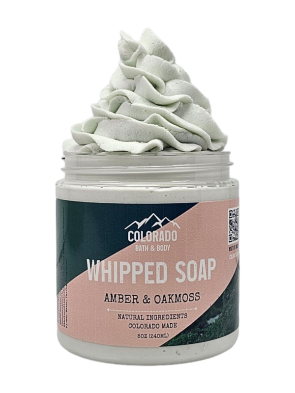 Amber & Oakmoss Whipped Soap