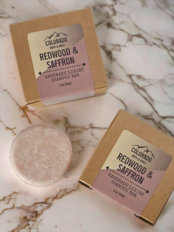 Redwood and Saffron Shampoo Bar