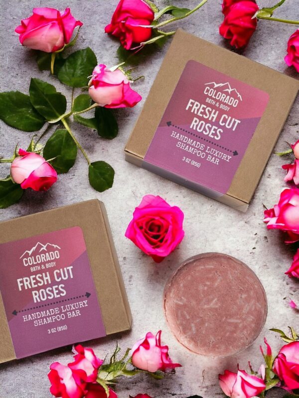 Fresh Cut Roses Handmade Shampoo Bar