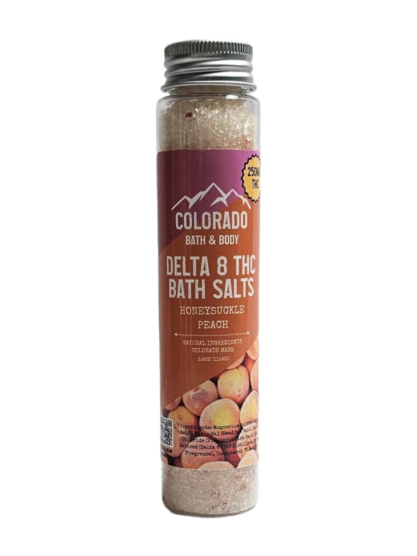 Honeysuckle Peach Delta 8 THC Bath Salts