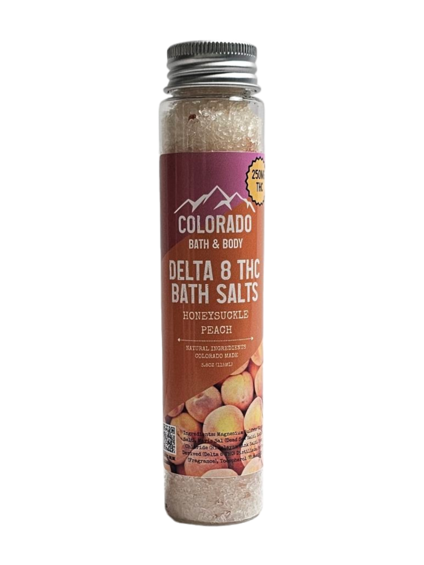 Honeysuckle Peach Delta 8 THC Bath Salts