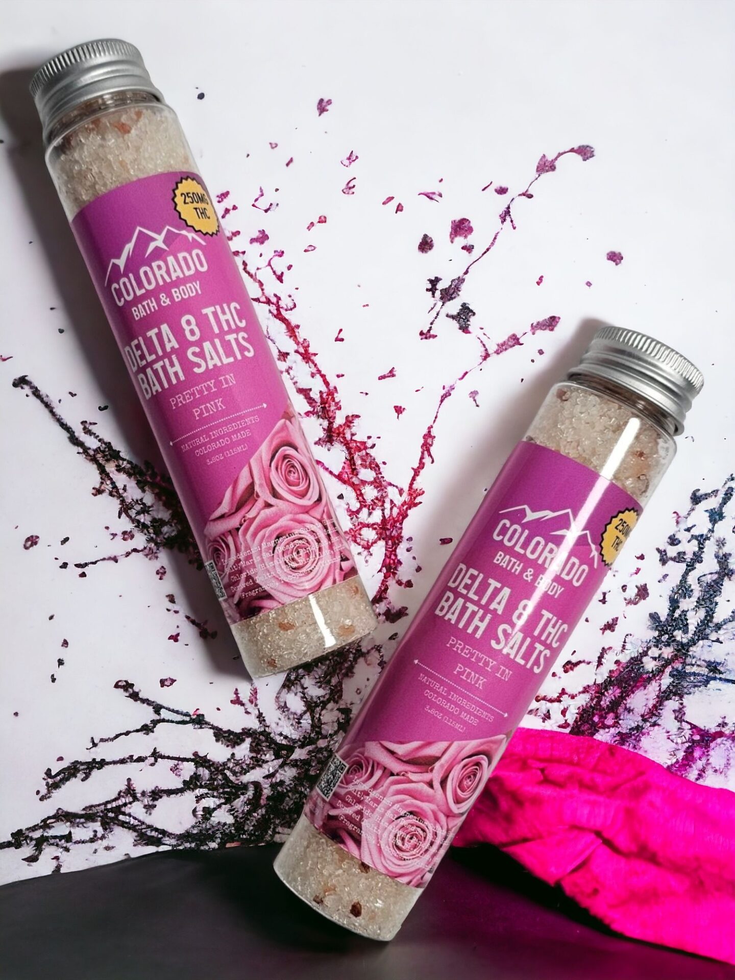 Pretty In Pink Delta 8 THC Bath Salts